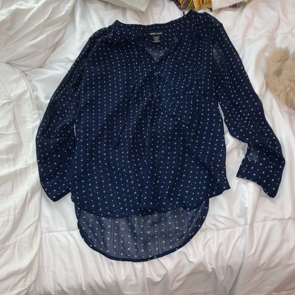 Wet Seal Tops - Wet seal see through shirt Wet Seal Tops - Wet seal see through shirt